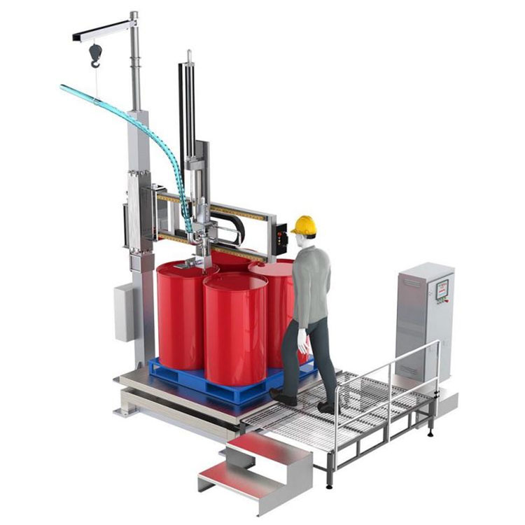 IBC Barrel Rocker Type Chemical Liquid Kuzadza Machine